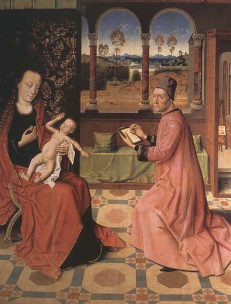 Dieric Bouts Saint Luke Drawing the Virgin and Child oil painting picture